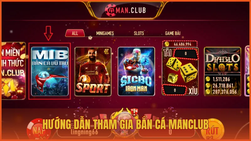 Hướng dẫn tham gia bắn cá tại ManClub
