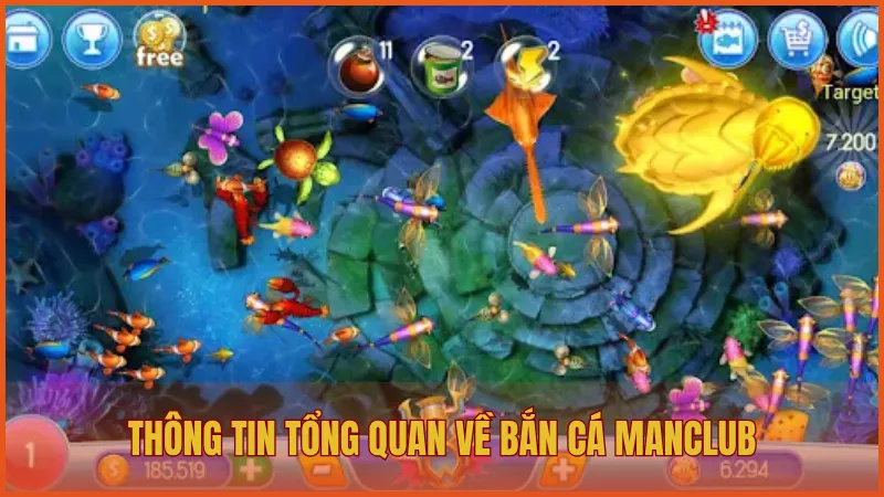Bắn cá ManClub là một khu giải trí trực tuyến mô phỏng đại dương